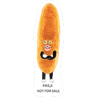 パンどろぼうキャラクターのステッカー